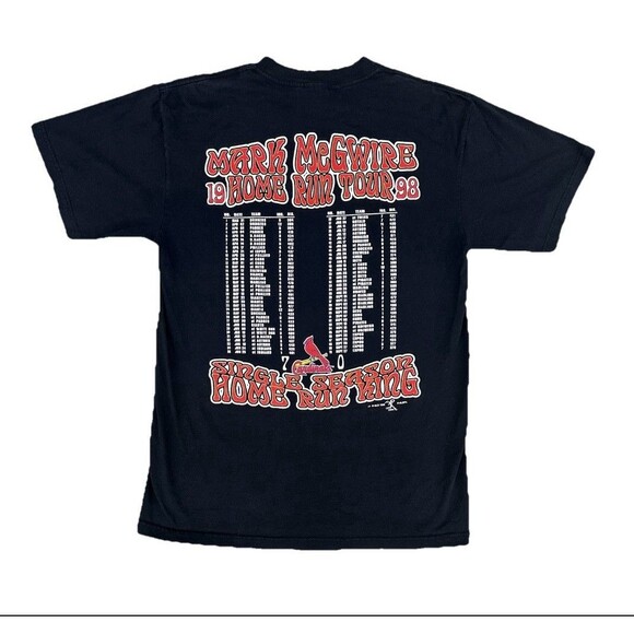 Vintage 90’s Mark McGwire Home Run King Retro Style T Shirt - Picture 2 of 4